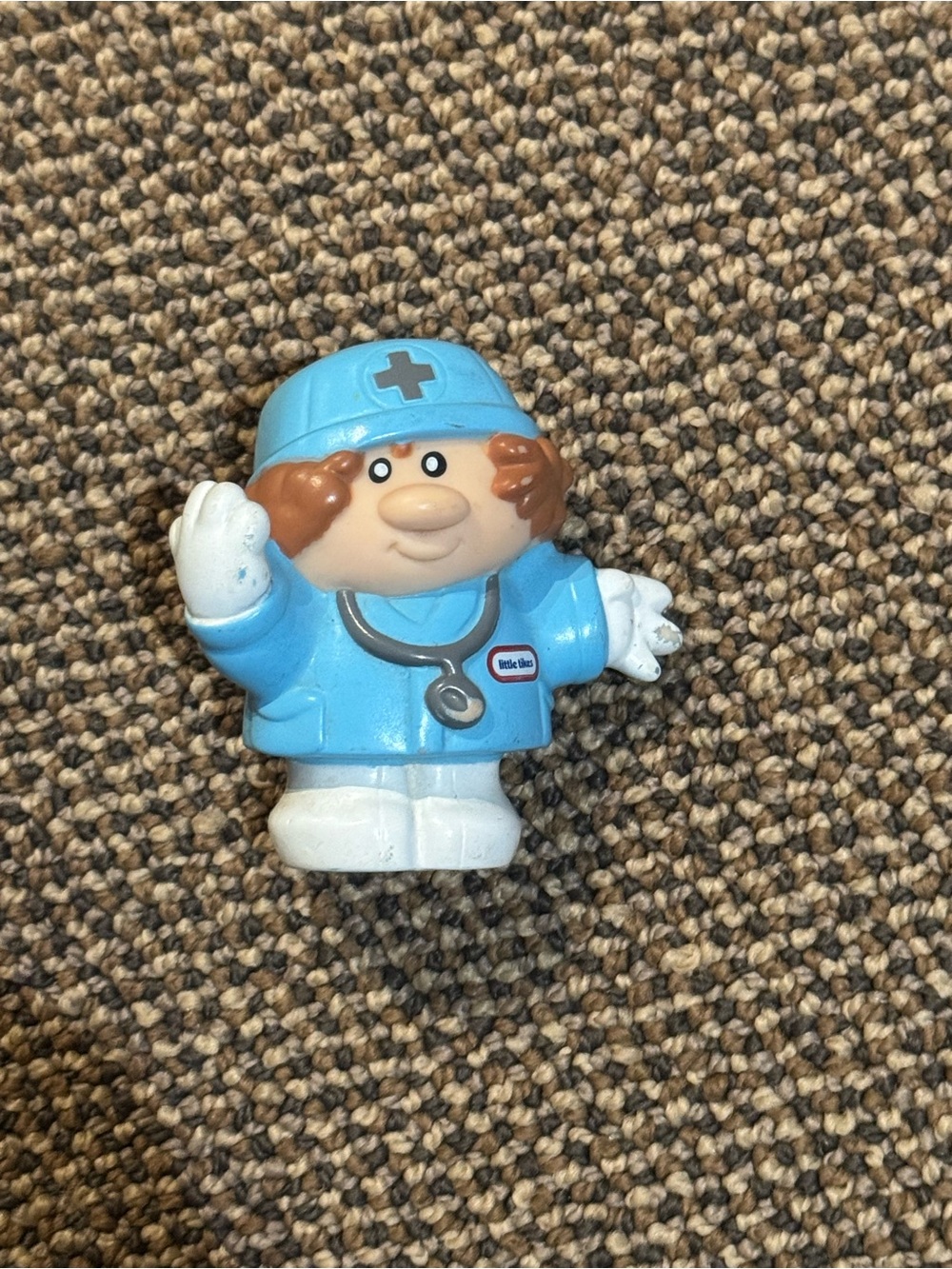 Little tikes Blue Doctor/nurse figurine - Little People Style